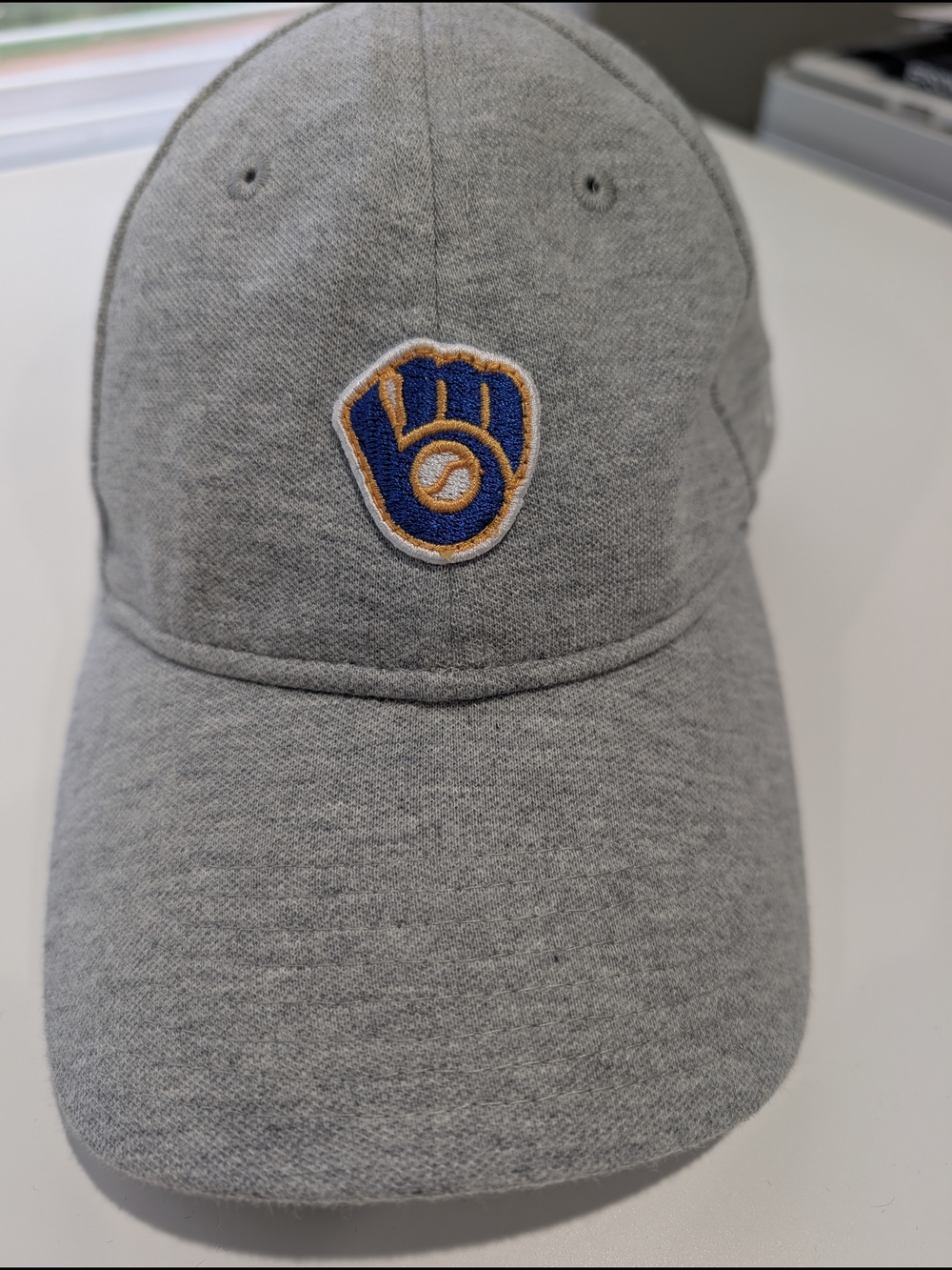 Milwaukee Brewers MLB Cooperstown Collection Hat Women’s Gray Knit Baseball Cap